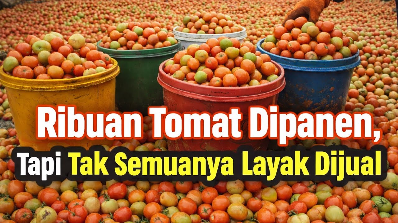 Di Balik Harga Tomat: Panen, Sortir, dan Yang Terbuang