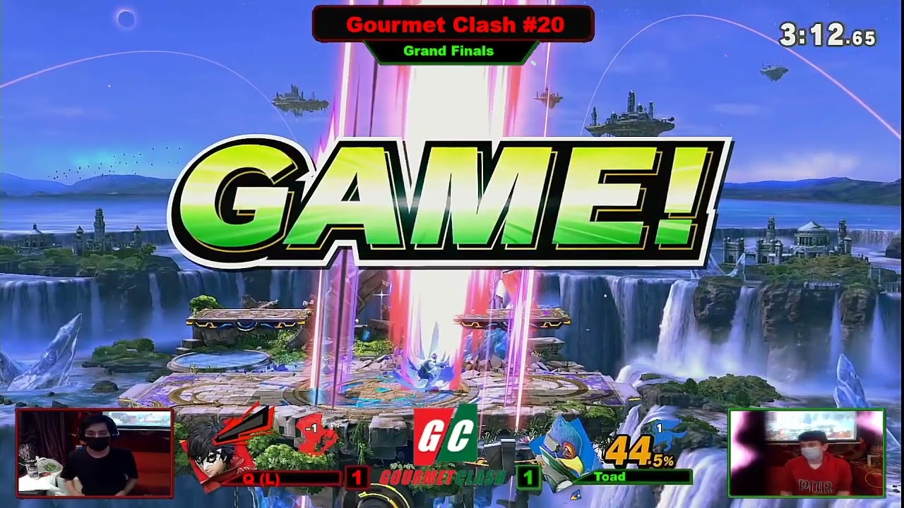 Gourmet Clash #20 - Q (Joker) vs Toad (Falco) Grand Finals - Ultimate Singles