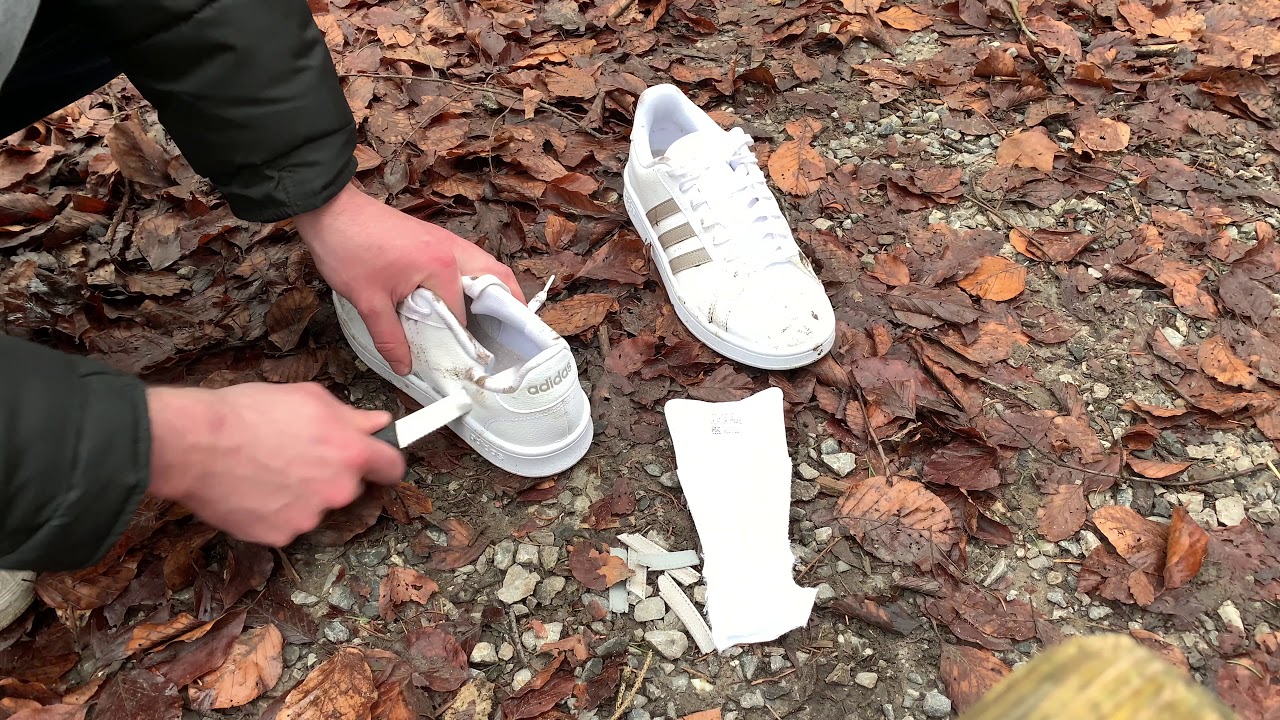 New Adidas Sneaker trash