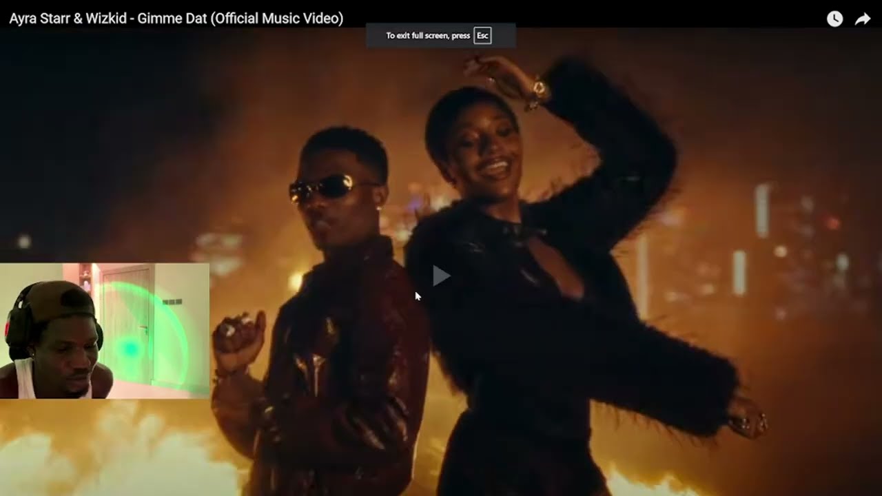 Reacting to Ayra Starr & Wizkid - Gimme Dat [Official Music Video]
