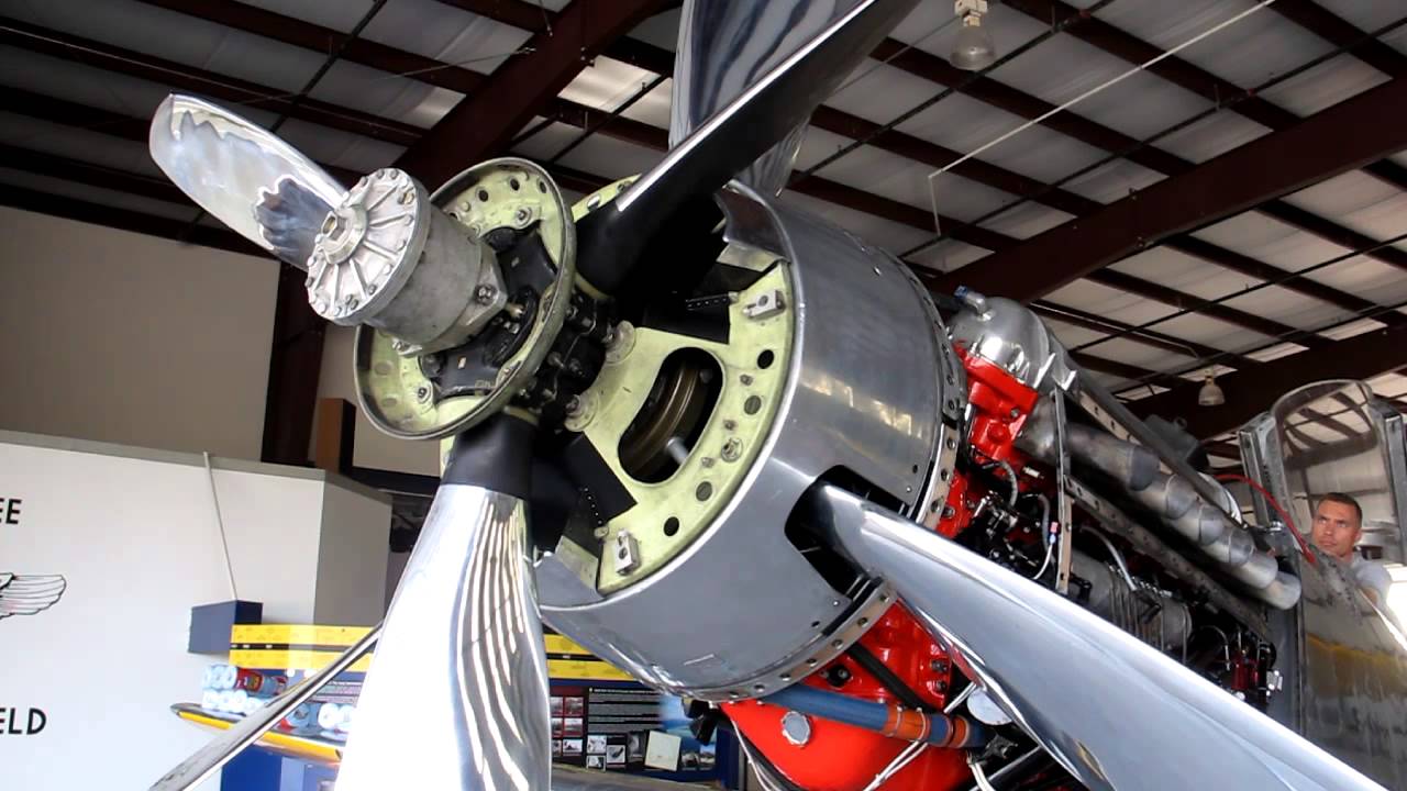 P-51 Precious Metal feathering propeller