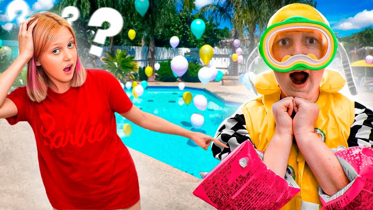 🏖️ Impra nad basenem! Ktoś NIE UMIE PŁYWAĆ?! 😱 Amelka Kompilacje