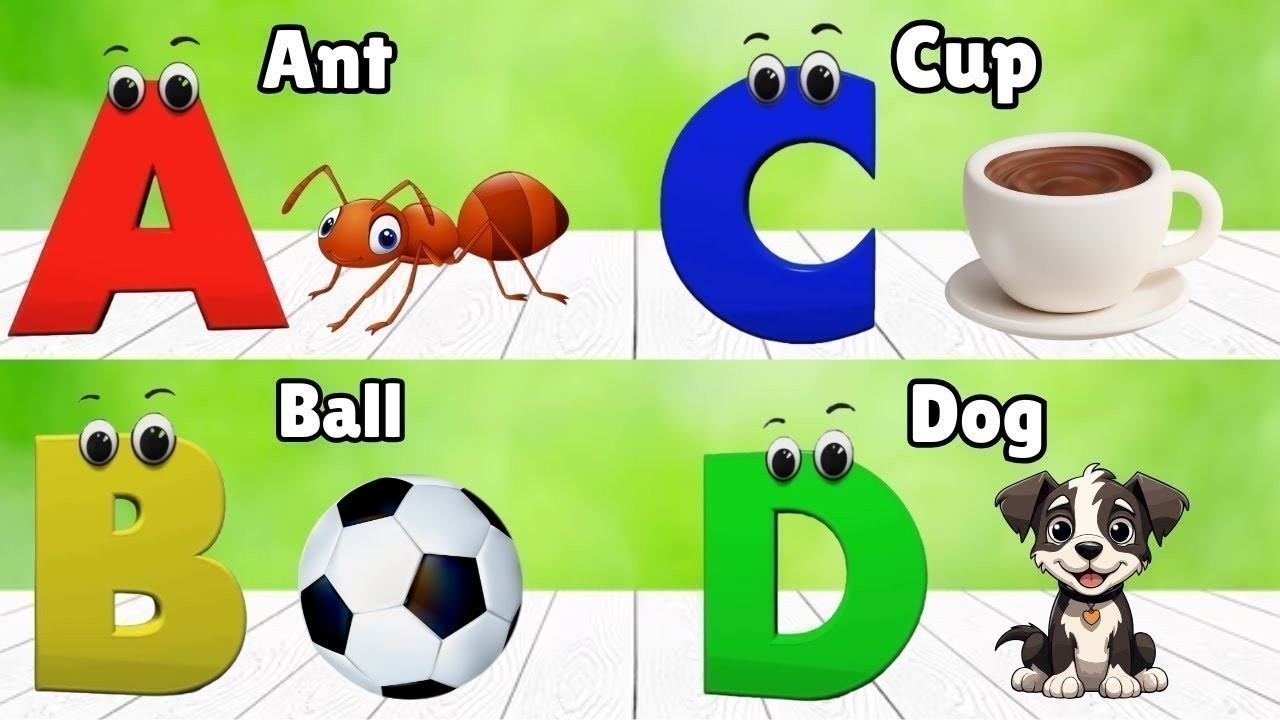 Phonics Song with two words | Phonics song a to z | A for Apple | Nursery Rhymes for Toddlers