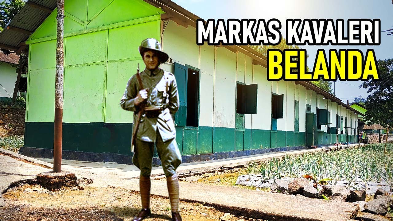 Markas kaveleri pasukan Belanda di lereng gunung Ungaran