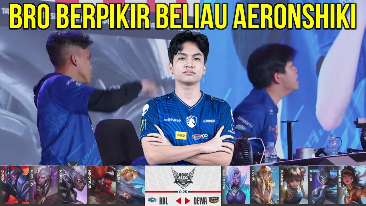SWAYLOW & KARS PANAS TAUNTING ANAK DEWA !! REBELLION ESPORTS VS DEWA UNITED ESPORTS GAME 3