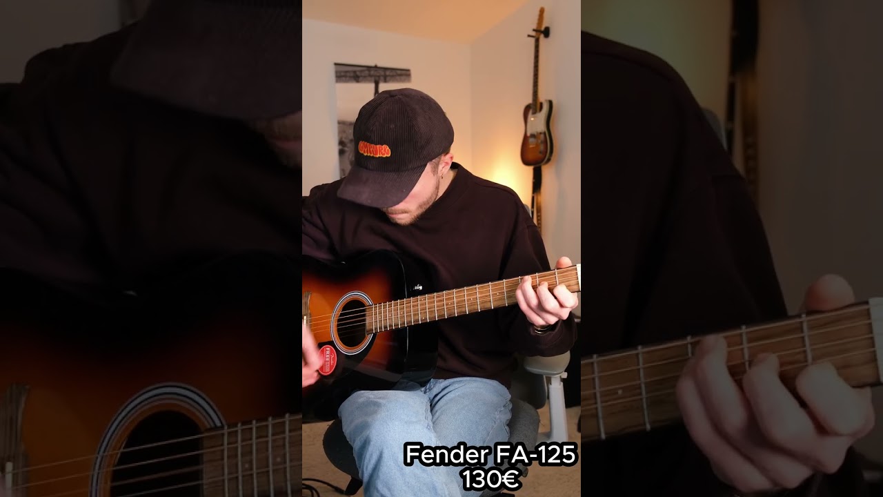 130&euro; vs. 2500&euro; Akustikgitarre - Klingt teuer immer besser?