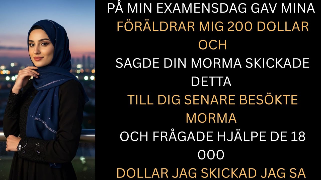 Mina f&ouml;r&auml;ldrar sa att mormor skickade 200 dollar till min examen  men hon fr&aring;gade senare om de