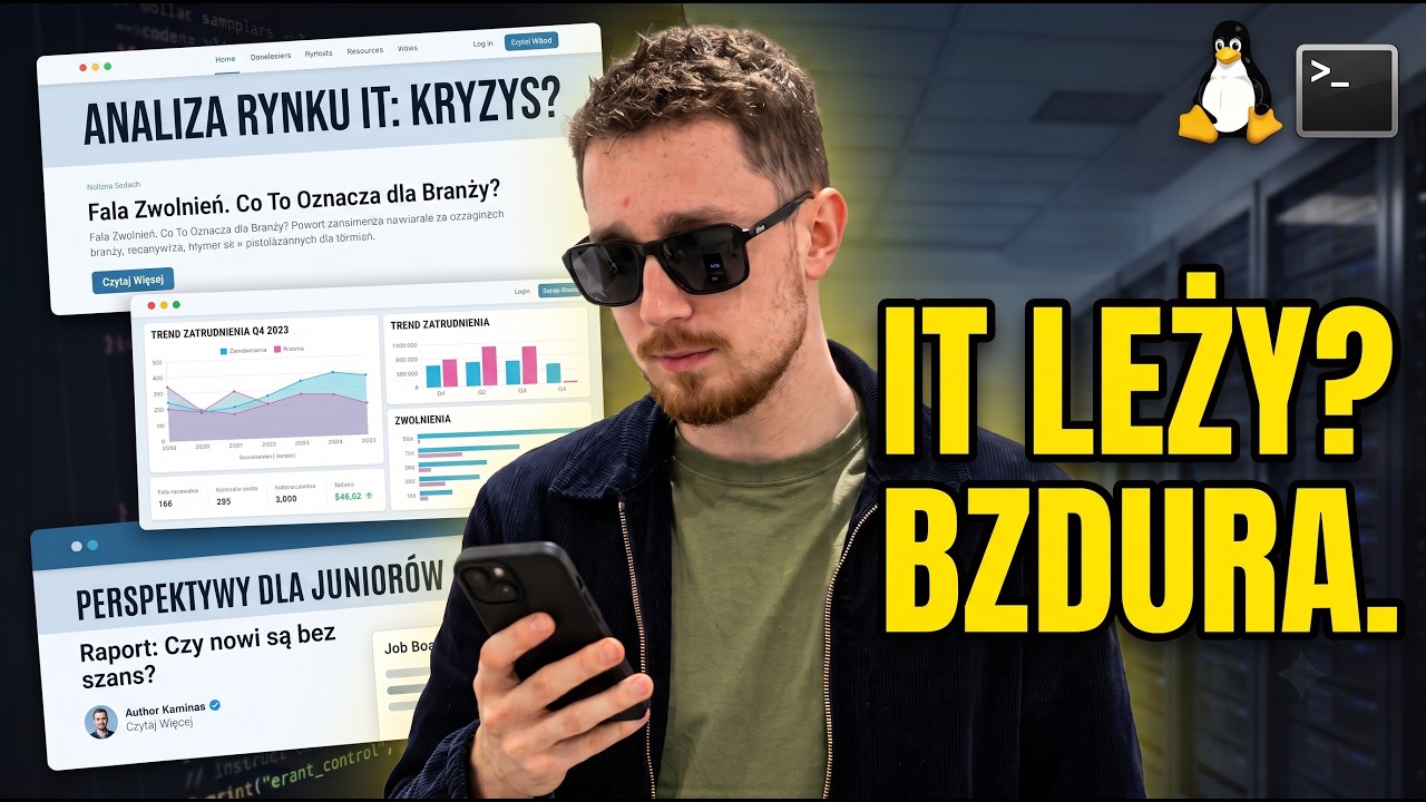 rynek IT NIE JEST trudny - Jak zostałem adminem? VLOG