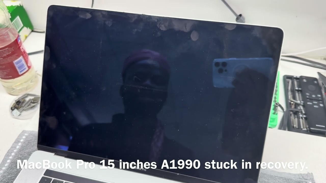 MacBook Pro A1990 booked for No Power repairs (Stuck in Recovery mode)