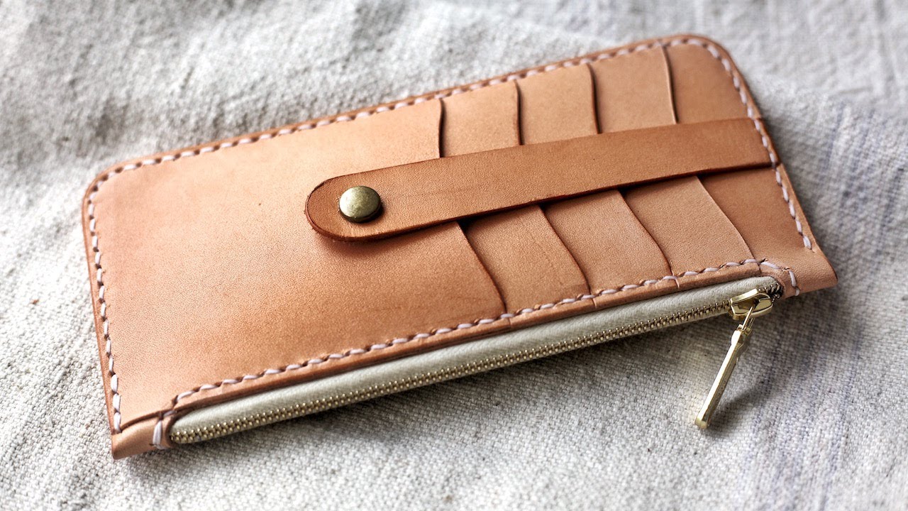Zip Wallet Tutorial & Pattern // Leather Crafting