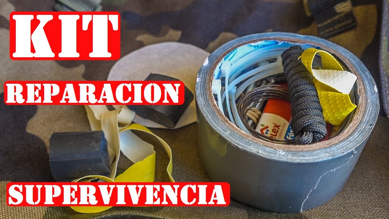 Kit Casero De Reparación Y Mantenimiento Para Supervivencia