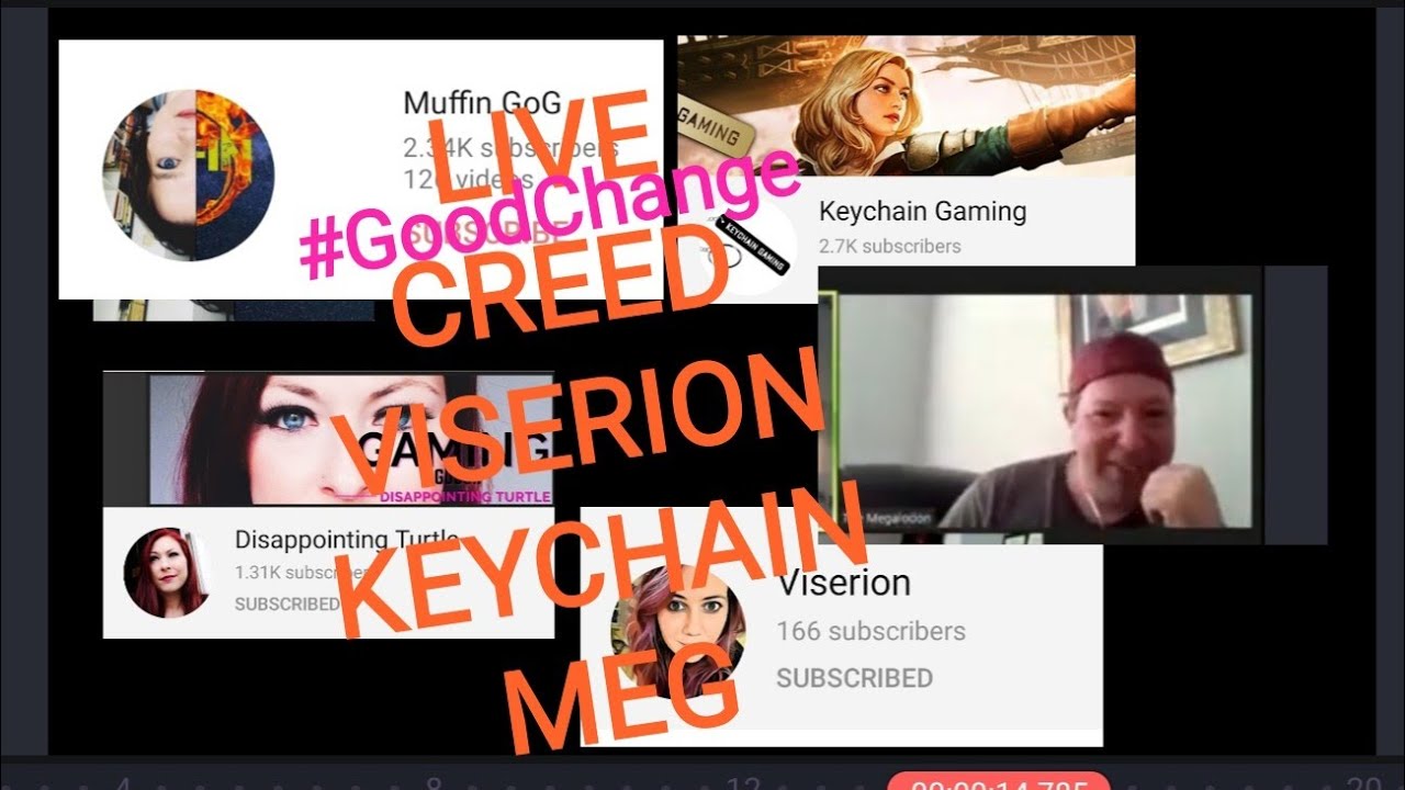 Muffin GoG - #GoodChange talk with Disappointing Turtle, Keychain Gaming, Viserion and Mega k433 p1