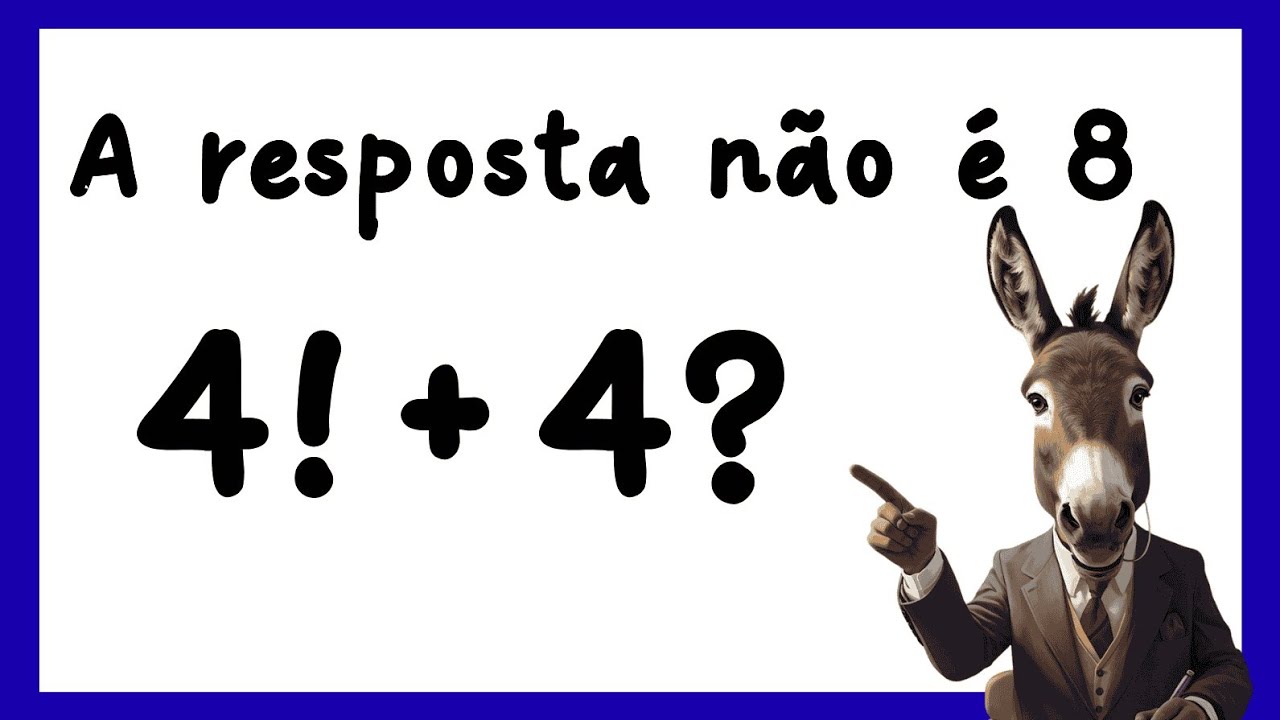 Acredite, a resposta não é 8
