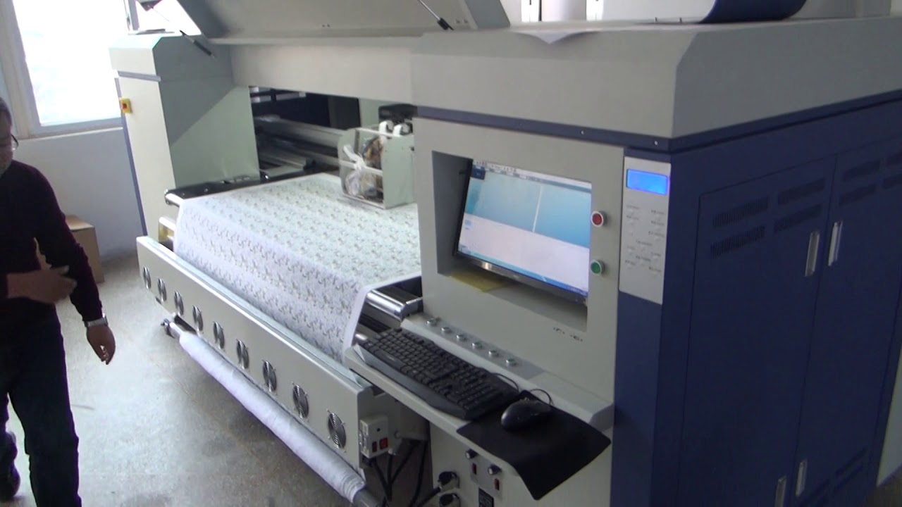 roll to roll cloth printer digital belt textile printer