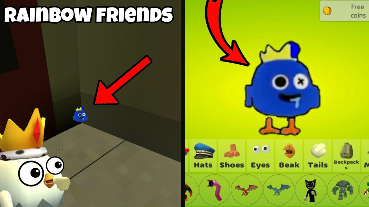 HOW TO GET RAINBOW FRIENDS IN CHICKEN GUN😱😱
