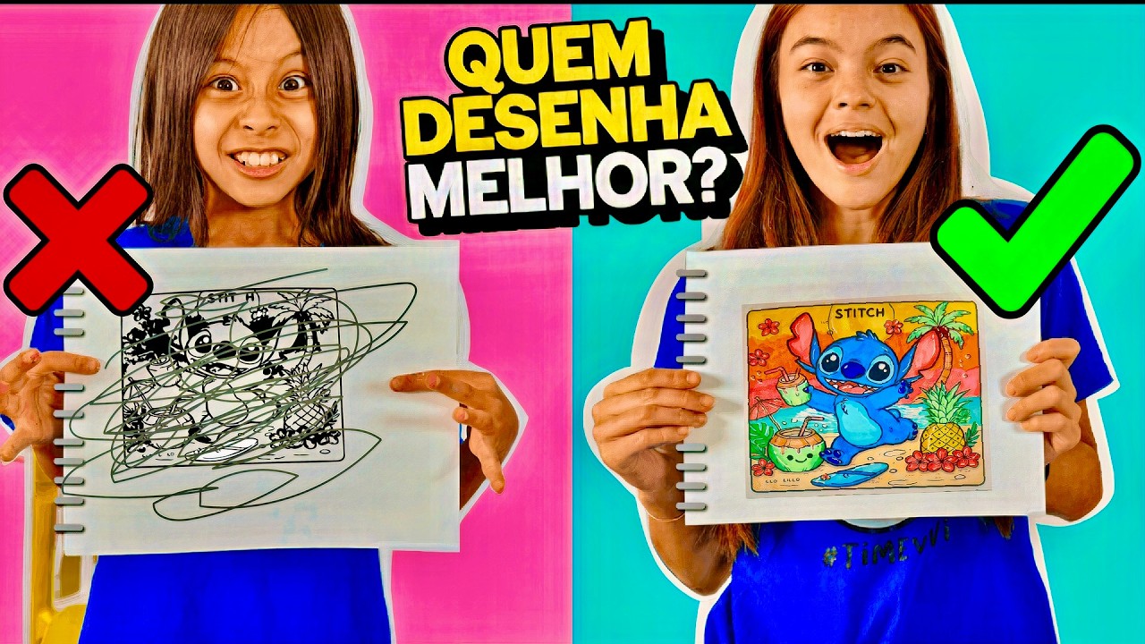 QUEM PINTAR MELHOR o Bobbie Goods do STITCH 💙 GANHA!