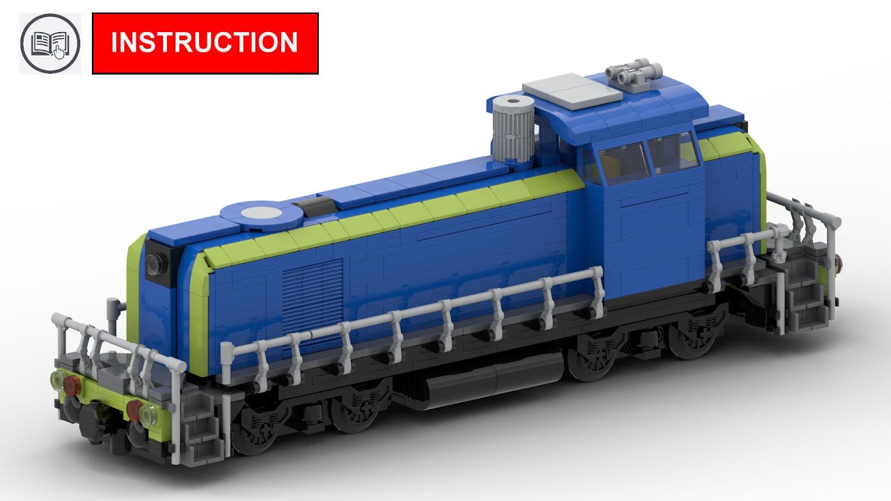LEGO Train instruction - RC -- ST48 Diesel locomotives -- MOC