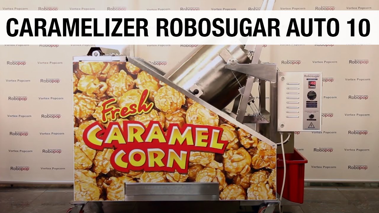 Caramelizer RoboSugar Auto 10 Caramel Corn machine by RoboLabs