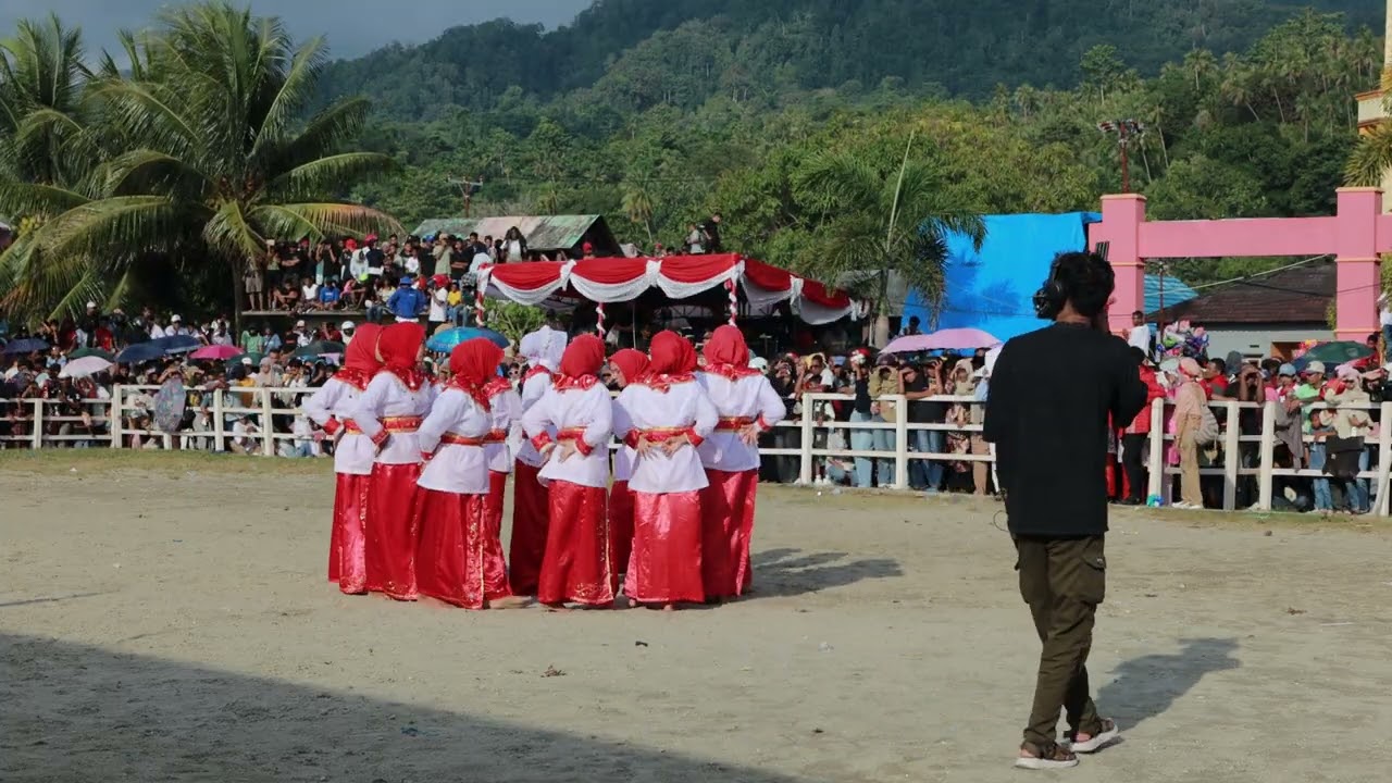Persembahan Tari Reti Pada Atraksi Pukul Sapu Lidi 7 Syawal 1446 H di Negeri Morella