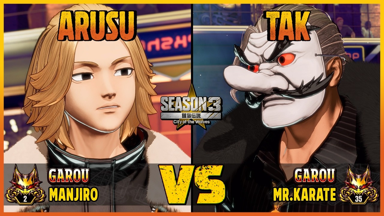 FATAL FURY: COTW ▰ LAVISION | ARUSU (Manjiro) vs TAK (Mr. Karate) ▰ High Level Gameplay