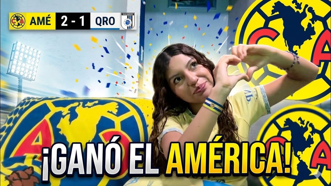 BRIAN RODRÍGUEZ APARECE Y EL AMERICA GANA AL QUERÉTARO 2-1 💙💛