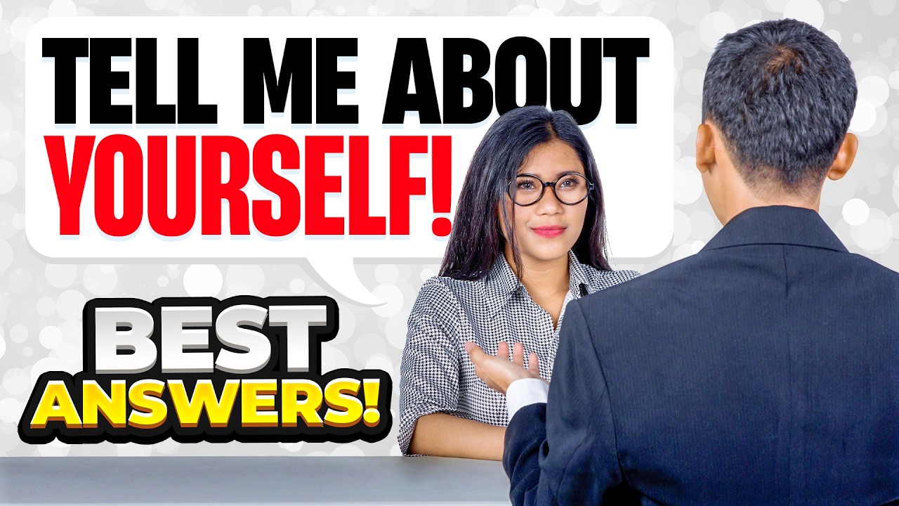 TELL ME ABOUT YOURSELF! (How to INTRODUCE YOURSELF in a JOB INTERVIEW!) BEST ANSWERS!
