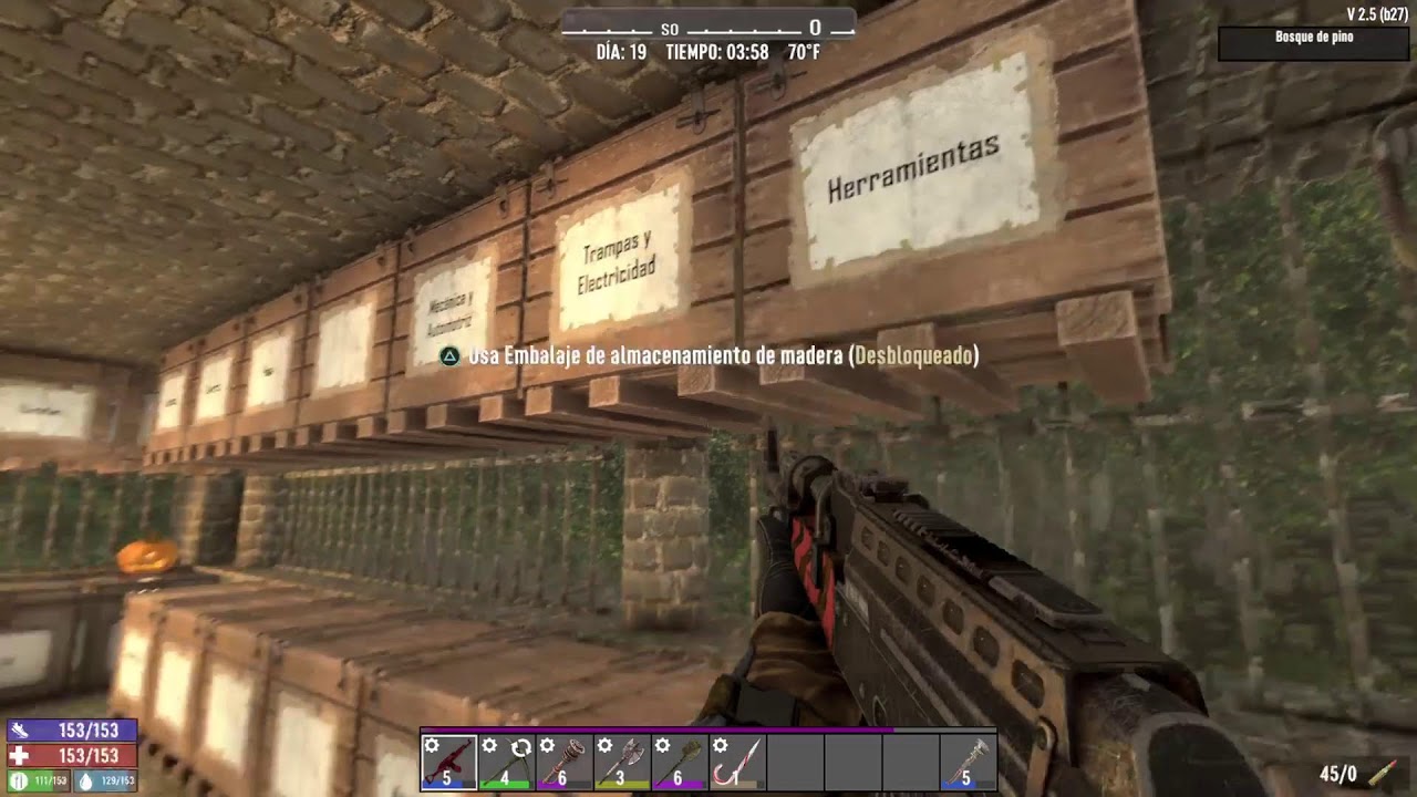 7DTD - Hormigoneando La Base y Looteando