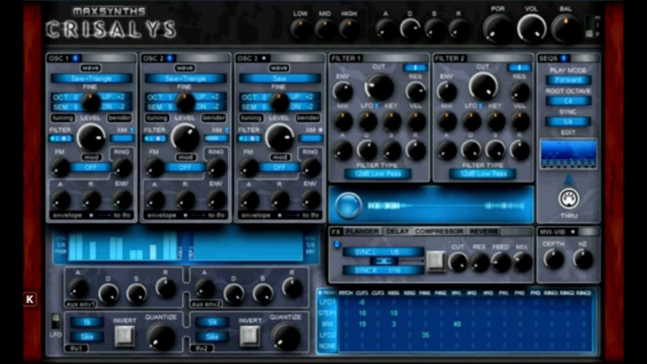Free Powerful Synth  Max Synths Crisalys Demo
