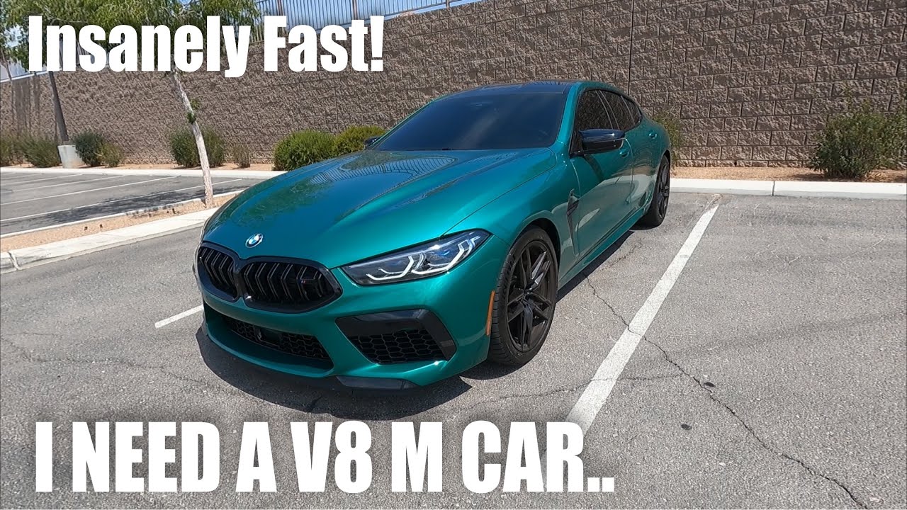 2025 BMW M8 Comp Review! | POV Test Drive + Dragy 1/4 Mile