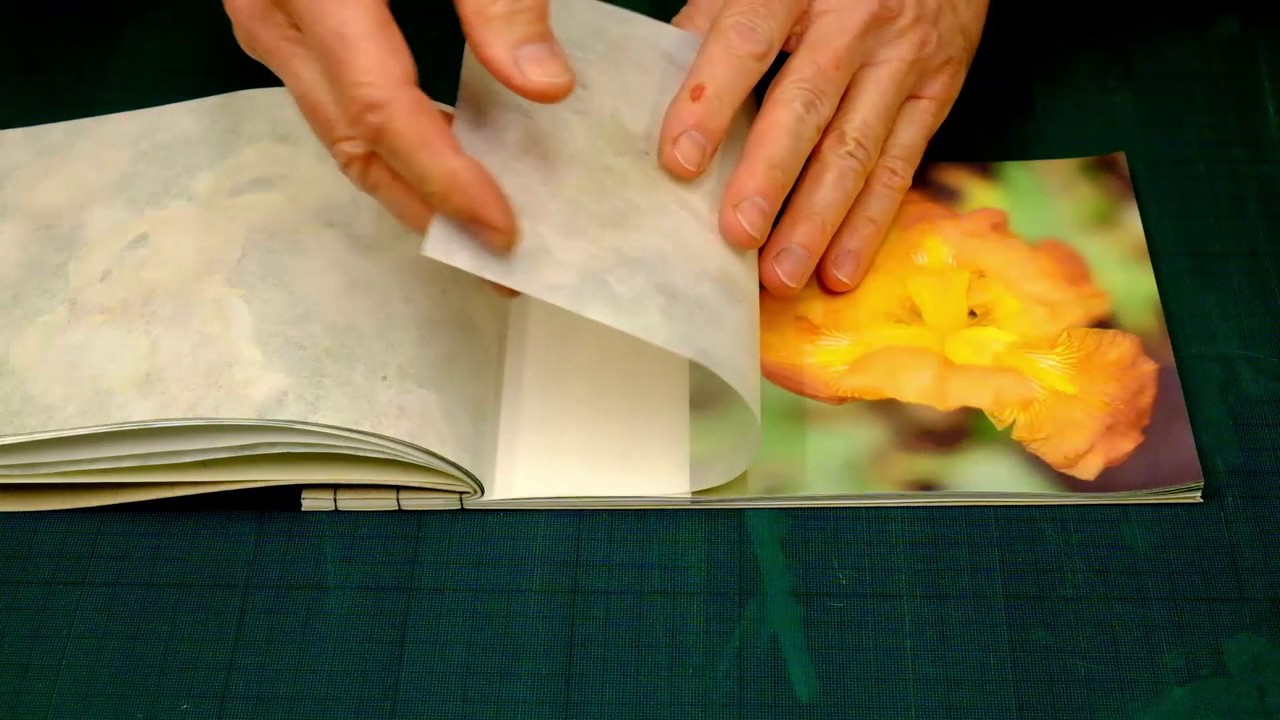 Bookbinding with prints on Awagami 'A.I.J.P' inkjet papers by Malcolm Raggett