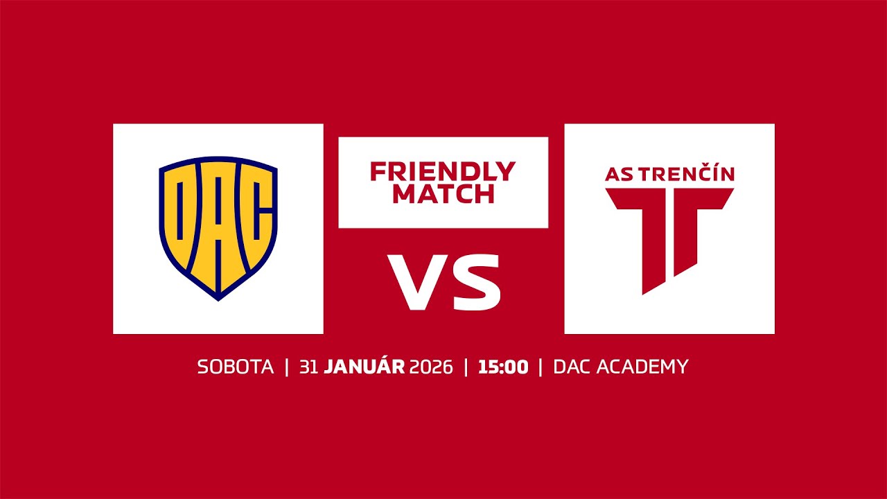 ASTV LIVE | Zimná príprava | FC DAC 1904 Dunajská Streda - AS Trenčín
