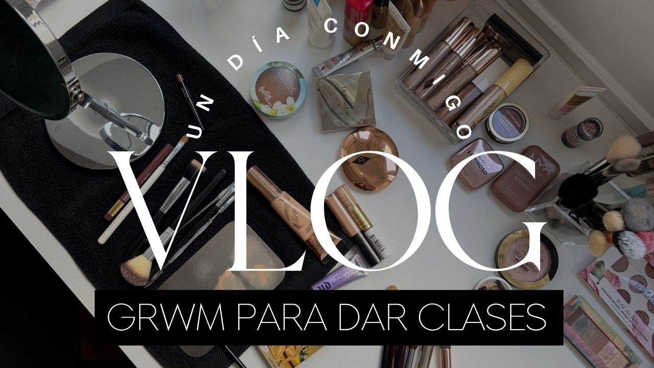 Me maquillo para dar clases, preparamos el estudio y un poco de rutina | VLOG Septiembre 2025