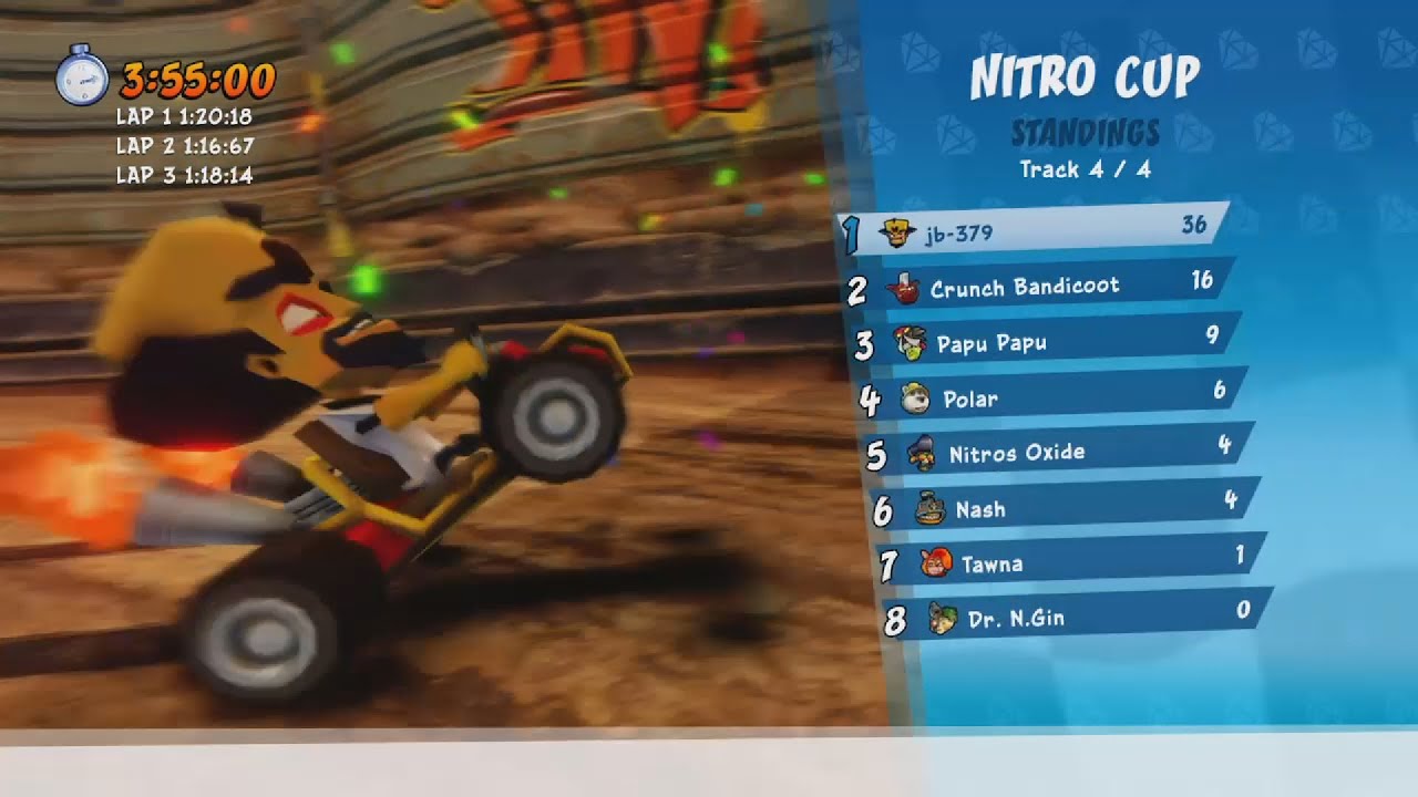 Crash™ Team Racing Nitro-Fueled (PS4) - Nitro Cup (Medium) - Retro Cortex