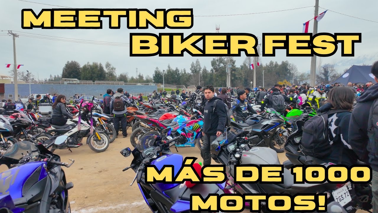 ¡Más de 1000 Motos Juntas! Meeting Biker Fest Codegua 2025 🚀🔥
