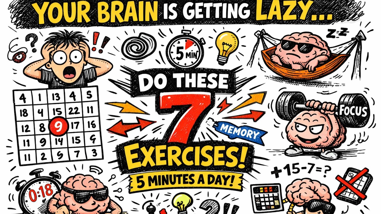 Your Brain Is Getting Lazy… Do These 7 Exercises (5 Minutes a Day)