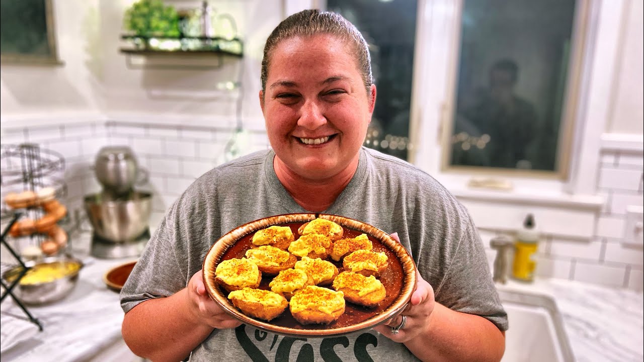 How We Make It WORK & The Worlds BEST Deep Fried Deviled Eggs!