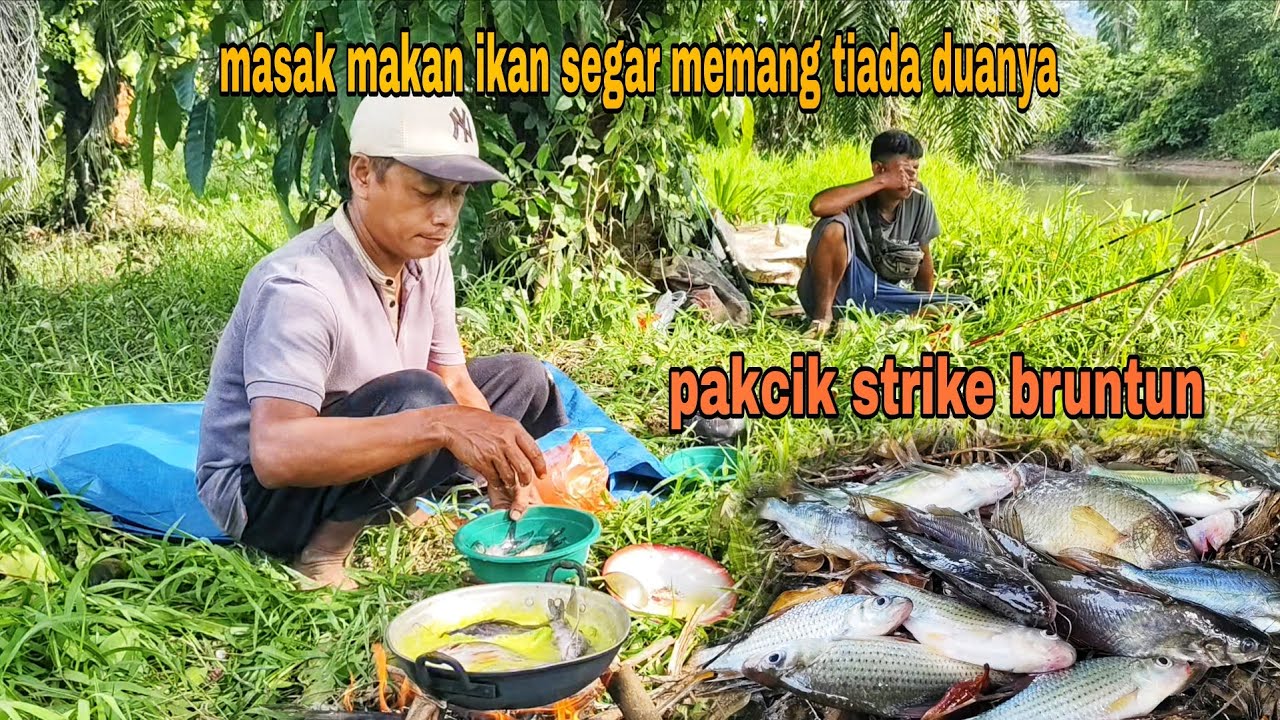 NGGAK PERLU LAMA DAPAT LANSUNG BANYAK ! IKAN SEGAR PENUNDA LAPAR, COOKING MUKBANG