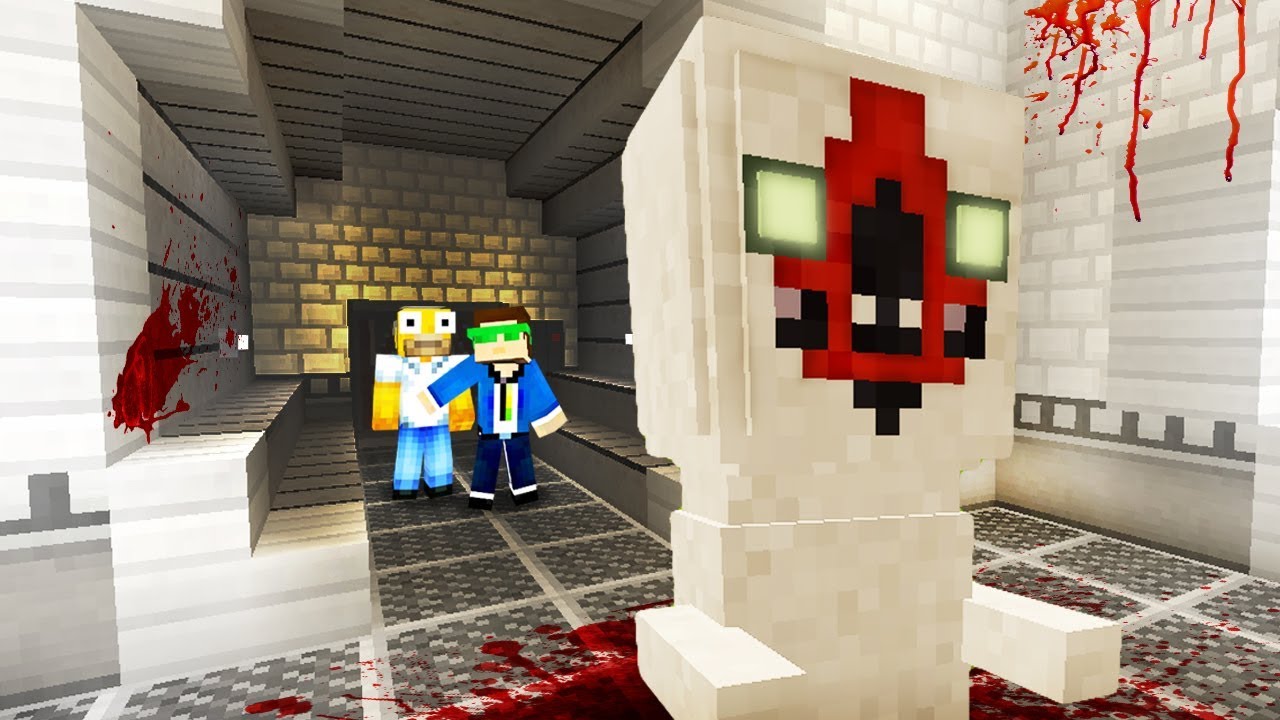 😱ESCAPANDO DEL SCP-173 ( LA ESCULTURA ) EN MINECRAFT!? | ALMENDRUQUI