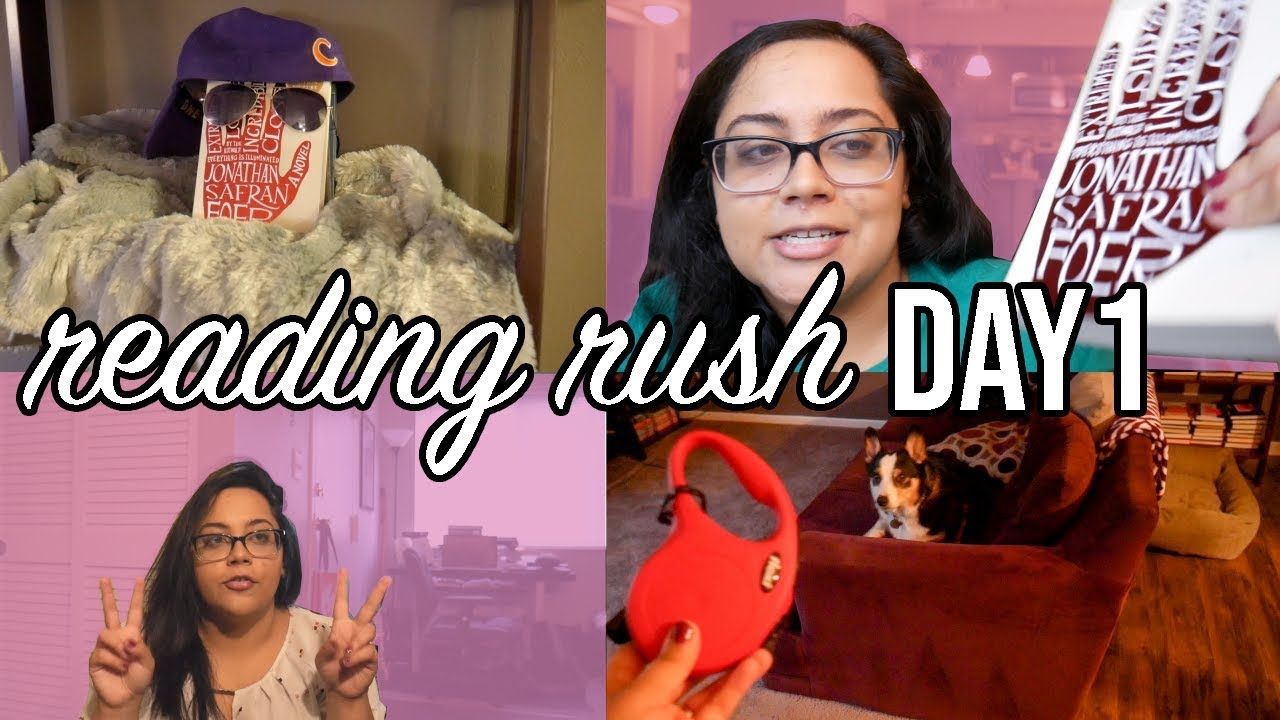 The Reading Rush Day 1 vlog + challenge