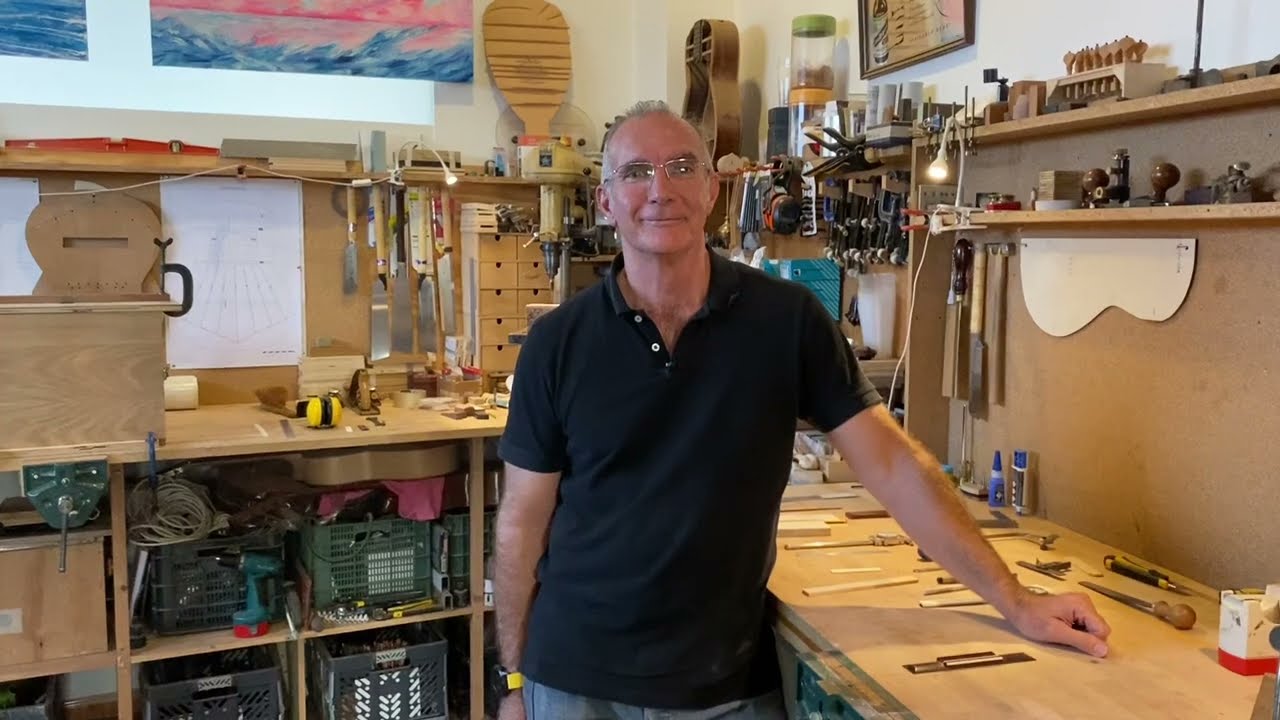 How to make the bone inlay on the bridge for a classical or flamenco guitar.