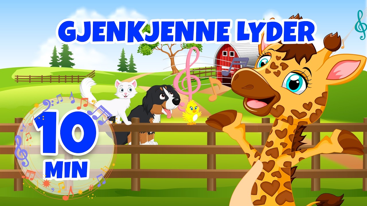 Gjenkjenne lyder - 10 min Giramille | Barnerim og barnesanger