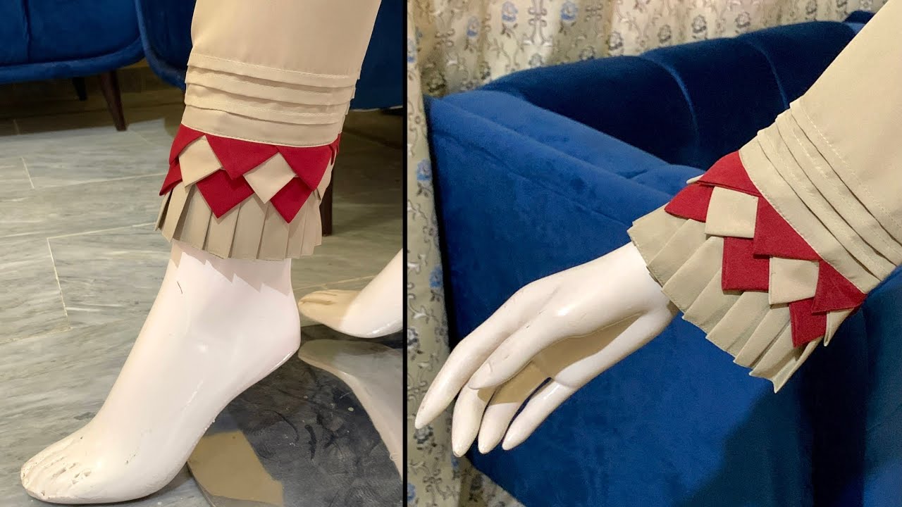 Stylish Trouser/Sleeve & Daman design for Summer 2022 | Trouser Pant & Kurti Sleeve design