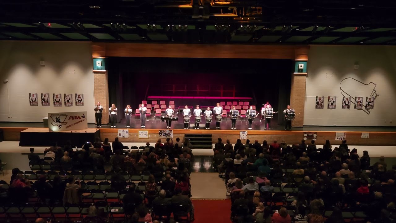 [8K] Drive-Off Exit & Drumline Cadences - 2025 Graham HS 