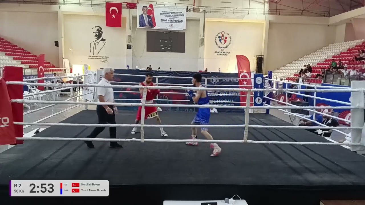 Nurullah Noyan - Yusuf Baran Akdeniz TÜRKİYE BOKS FEDERASYONU U23 ERKEKLER TÜRKİYE BOKS 2025