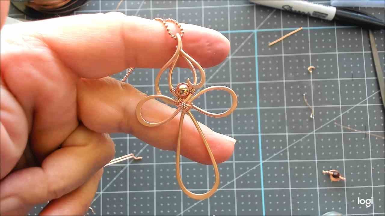 Wire Wrapped Celtic Cross Slower Motion Demo, Make this!