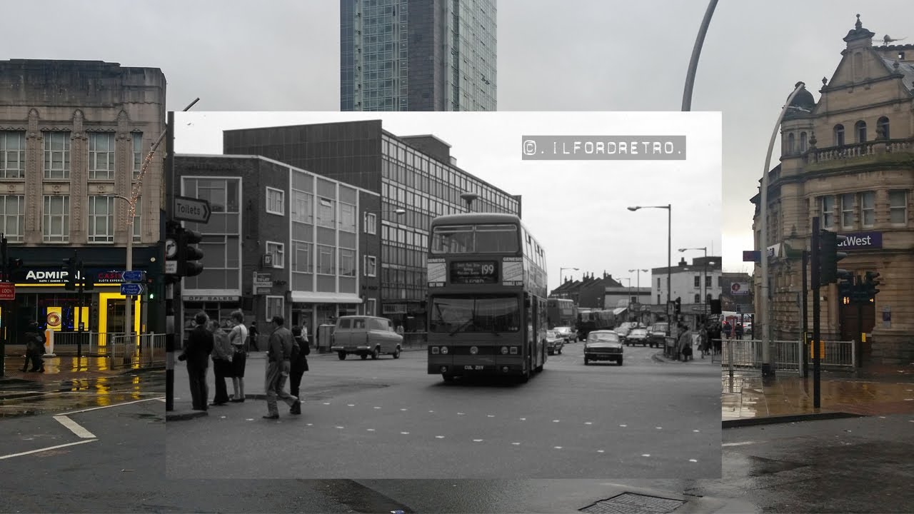 #020 Ilford Broadway & The Black Horse Pub 1982 v 2019