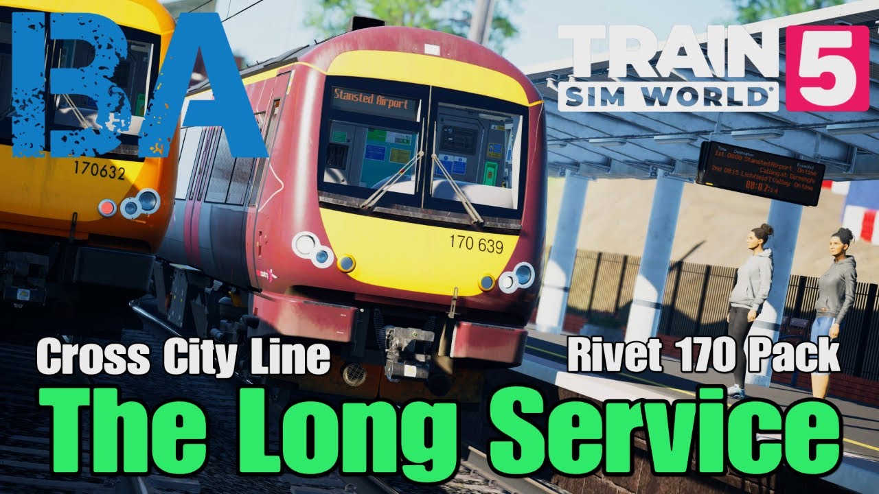 The Long Service - Rivet Games 170 Pack - Cross City Line - Train Sim World 5