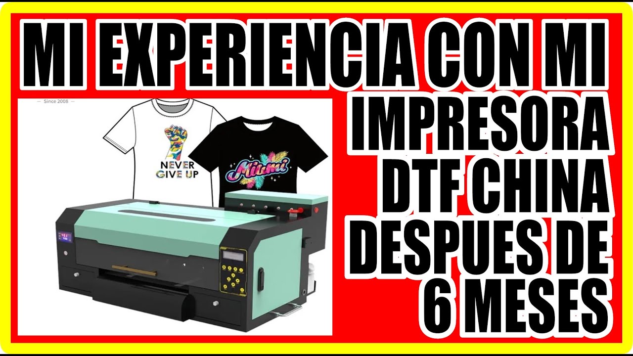 IMPRESORA DTF CHINA MARCA LINKO❌MI EXPERIENCIA❌BUENA O MALA?❌CALIDAD DE IMPRESION❌XP600❌I1600❌I3200