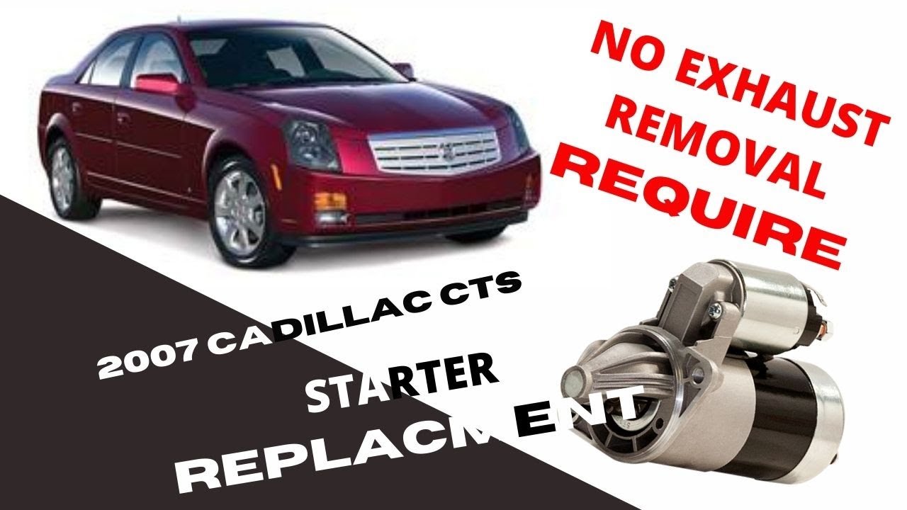 Замена стартера Cadillac CTS