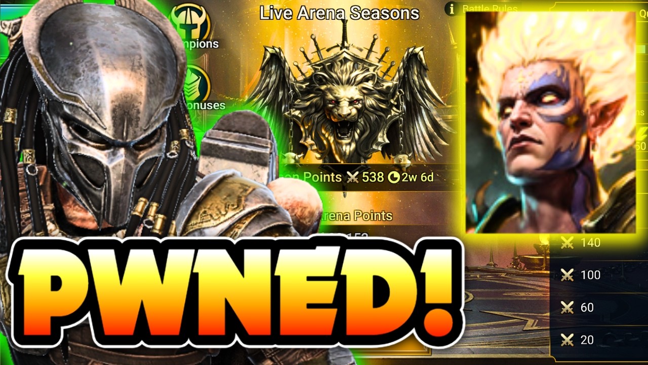 PREDATOR AND SOLANAR ARE META CHANGING! LIVE ARENA GAME PLAY | RAID: SHADOW LEGENDS